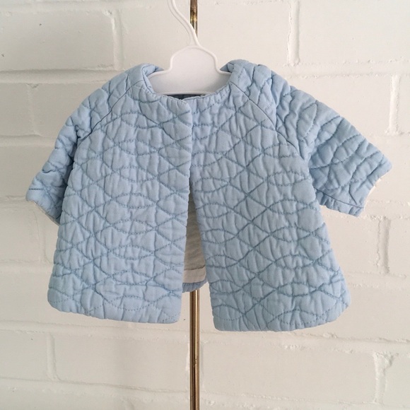 Quilted Doll Coat, Doll Coat/Matching Bonnet, Vintage Doll Outfit, Doll Bonnet - Picture 2 of 6